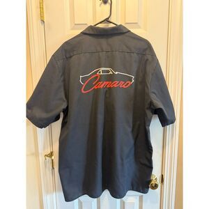 Dickies Mens 2XL Camaro logo Short Sleeve work Shirt